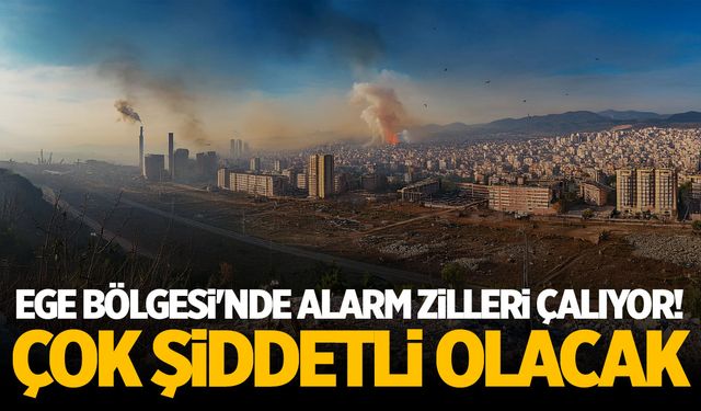 Manisa, İzmir ve Aydın İçin Alarm! Şiddetli geliyor… Sanayi ve Tarımı Bile Vuracak