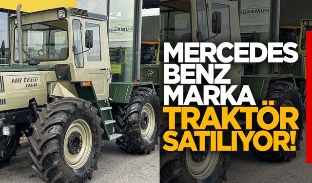 Manisa’da 1986 model Mercedes Benz marka traktör satılıyor!