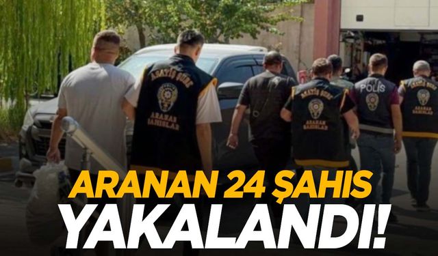 Manisa’da 25 adrese eş zamanlı operasyon!