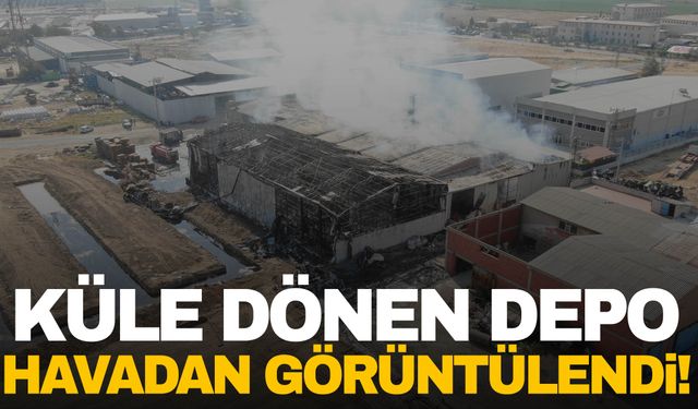 Manisa’da depo küle dönmüştü! Maddi zararı 150 milyon TL