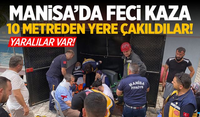 Manisa’da engelli asansörü 10 metreden zemine çakıldı: Yaralılar var!