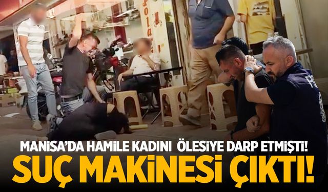 Manisa’da Eşini Sokak Ortasında Döven Şahıs Suç Makinesi Çıktı!