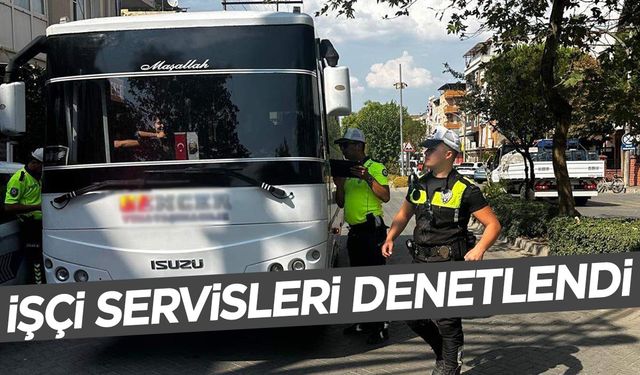 Manisa’da işçi servislerine denetim! 201 bin TL ceza kesildi!