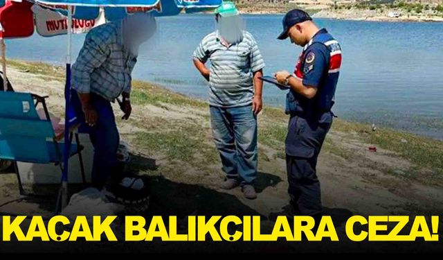 Manisa’da kaçak balık avcılarına ceza!