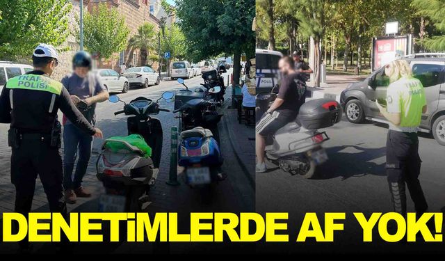 Manisa’da motosiklet denetiminde af yok… 1 milyon 375 bin TL ceza!