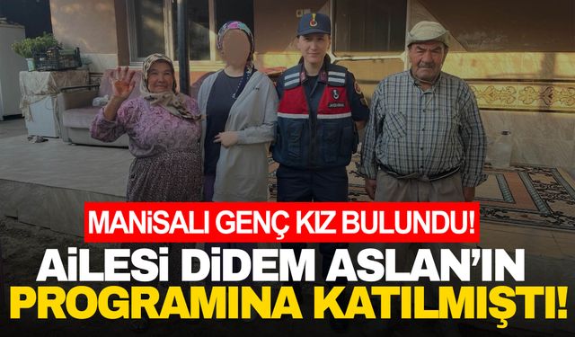 Manisalı genç kız Didem Aslan’ın programında aranıyordu… 1 yıl sonra güzel haber geldi