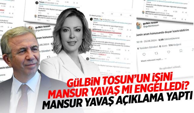 Mansur Yavaş'tan Gülbin Tosun İddialarına İlk Yanıt