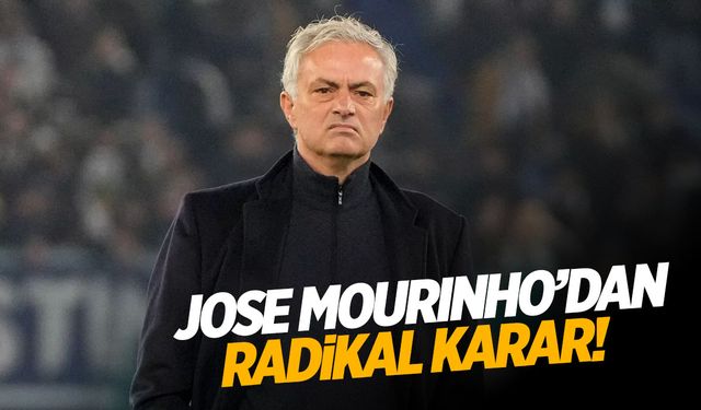 Mourinho'dan Fenerbahçe-Lille Maçı Öncesi Radikal Karar!