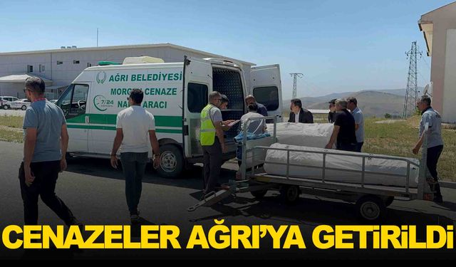 Otobüs kazasında can vermişlerdi… Cenazeler Ağrı’ya getirildi