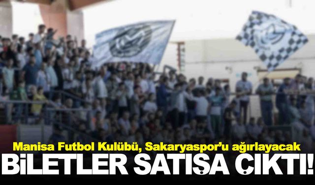 Sakaryaspor maçının biletleri satışa çıktı… Zorlu mücadele cumartesi günü