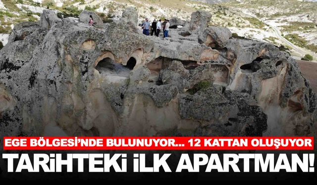 Tarihin ilk apartmanı… Ege Bölgesi’nde yer alıyor… 3 bin yıllık geçmişi var!