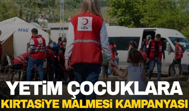 Türk Kızılay Manisa'dan yetim çocuklar için kırtasiye malzemeleri kampanyası