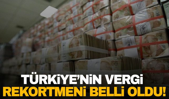 Türkiye'nin 2023 yılı gelir vergisi rekortmeni belli oldu!