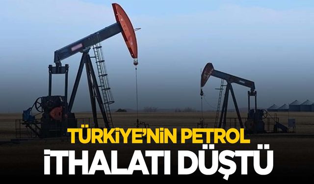 Türkiye'nin petrol ithalatı haziranda azaldı