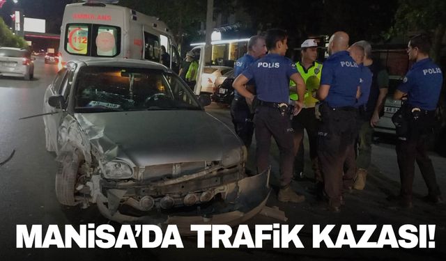 Yunusemre’de trafik kazası! 2 kişi yaralandı