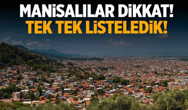 Manisa’da Çok Sayıda Mahalleye Enerji Verilmeyecek! | 22 Eylül 2024 Manisa Elektrik Kesintisi!