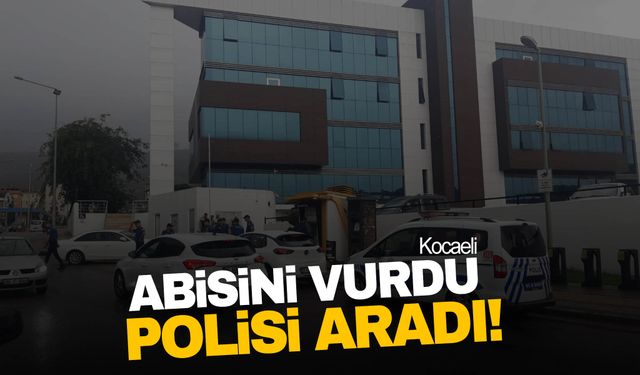 Abisini vurdu, ardından polisi aradı