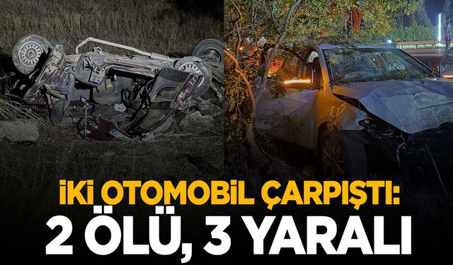 Afyonkarahisar’da korkunç kaza: 2 ölü, 3 yaralı