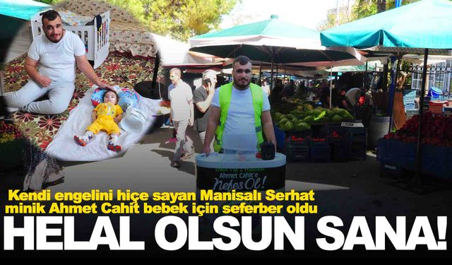 Joubert sendromlu Serhat’tan alkışlanacak hareket: Ahmet Cahit bebek için yardım topluyor