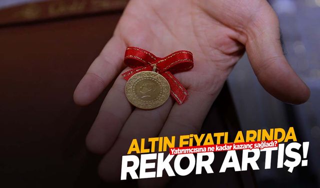 Altın yatırımcısının yüzünü güldürüyor! Son 5 yılda yatırımcısına ne kadar kazanç sağladı?