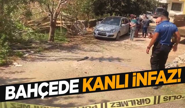 Bahçede korkunç olay… Silahlı saldırıda can verdi!