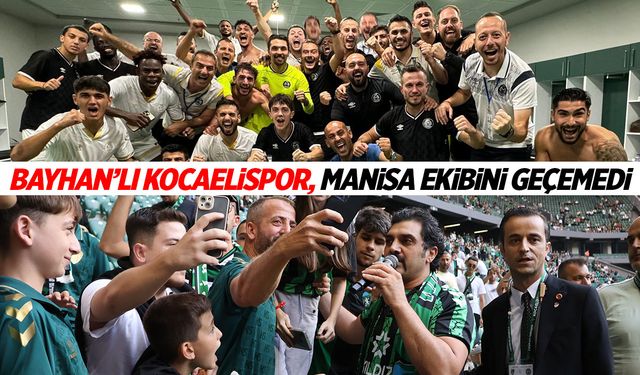 Bayhan'lı Kocaelispor Manisa ekibini geçemedi