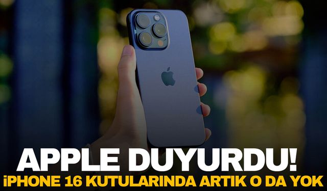 Bir devrin sonu: Apple 16 kutularında artık o da yok