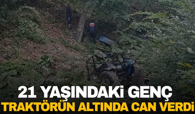 Bolu’da 21 yaşındaki genç traktörün altında kaldı