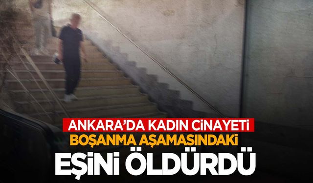 Metroda kan donduran olay! Boşanma aşamasındaki eşini sırtından vurup öldürdü