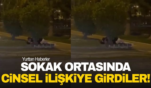 Böyle rezalet görülmedi! Sokak ortasında cinsel ilişkiye girdiler