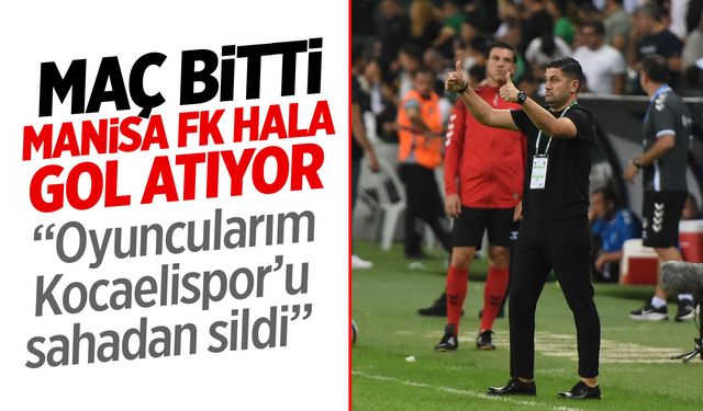 Çağdaş Çavuş: “Oyuncularım ikinci yarı Kocaelispor’u sahadan sildi”