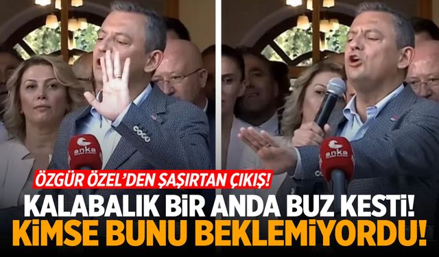 CHP Lideri Özgür Özel Herkesi Şok Etti! Verdiği Tepki Tüm Muhalefeti Sarstı!