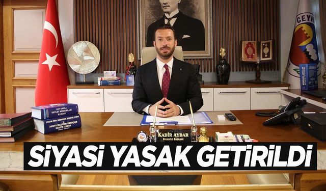 CHP’li belediye başkanı Kadir Aydar’a siyasi yasak