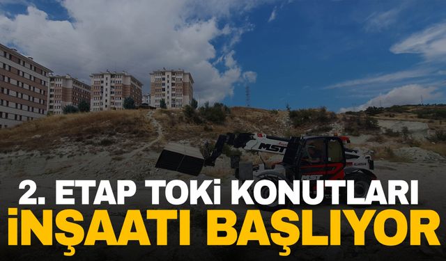 Demirci 2. Etap TOKİ konutları inşaatı başlıyor