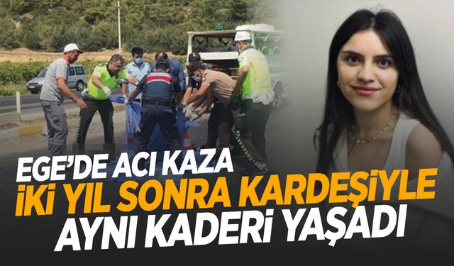 Denizli’de abla kardeş aynı kaderi paylaştı! Genç kıza otomobil çarptı!