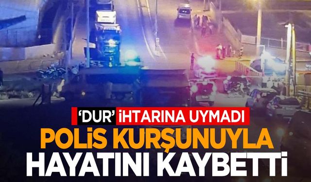 ‘Dur’ ihtarına uymayan motosikletli genç polis kurşunuyla hayatını kaybetti!