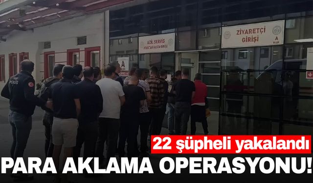 Kütahya'da "para aklama" operasyonu!