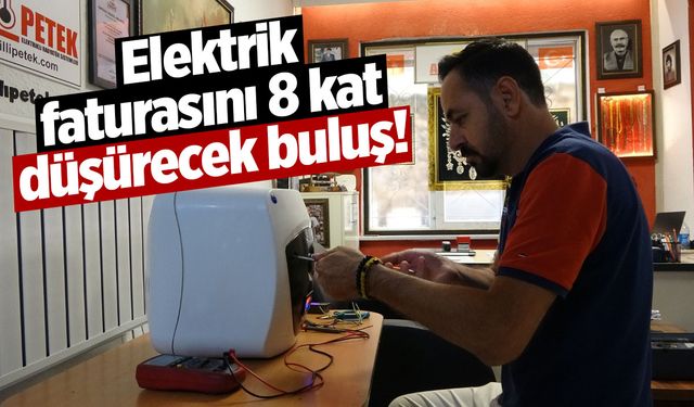 Elektrik faturasını 8 kat düşürecek buluş!