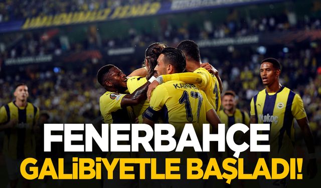 Fenerbahçe, Avrupa Ligi'ne 3 puanla başladı