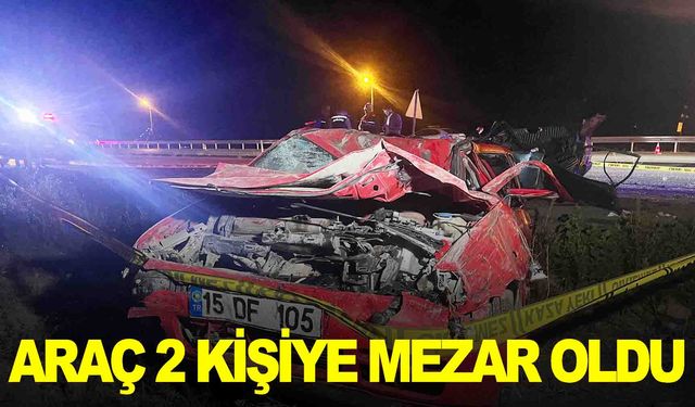 Feci kaza… Karşı şeride geçip başka araçla çarpıştı!