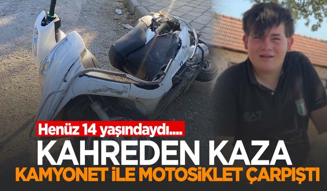 Henüz 14 yaşındaydı… Manisa’da motosiklet kazası can aldı!