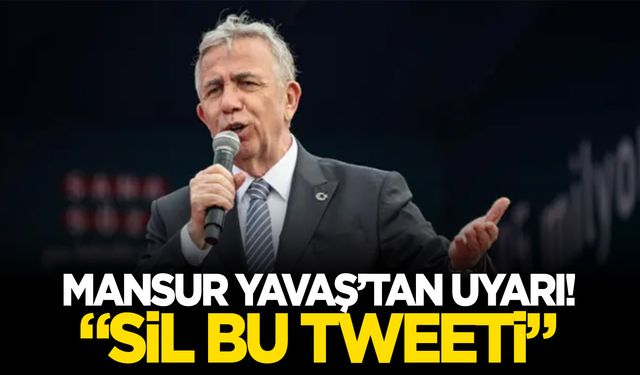 Arslan’dan Özel’e “Proje Çocuk!” Mansur Yavaş: Sil bu tweeti