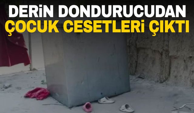 Kan donduran olay! Derin dondurucudan çocuk cesetleri çıktı