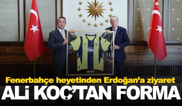 Fenerbahçe heyeti külliyede… Ali Koç’tan Cumhurbaşkanına ziyaret