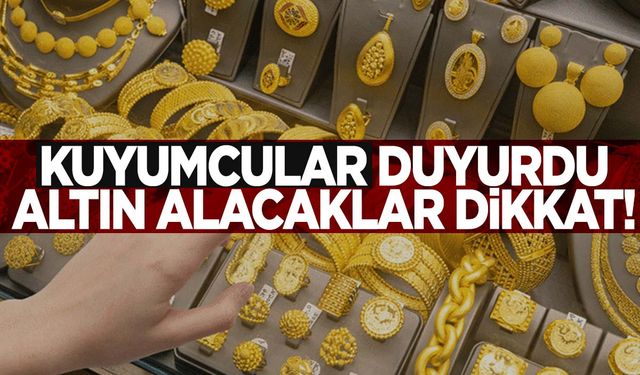 Kuyumcularda yeni dönem! Altın artık bu şekilde satılacak!