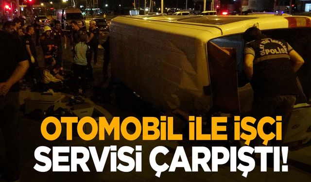 Malatya’da otomobil ile çarpışan işçi servisi devrildi: Ölü ve yaralılar var!