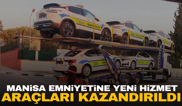 Manisa Emniyetine yeni hizmet araçları kazandırıldı