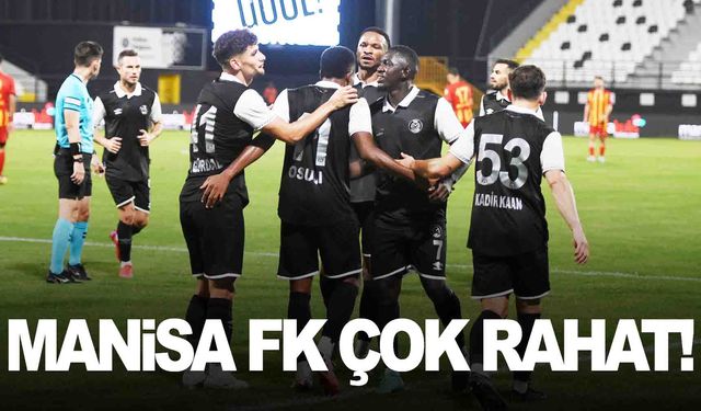 Manisa FK gol oldu yağdı: 5-1