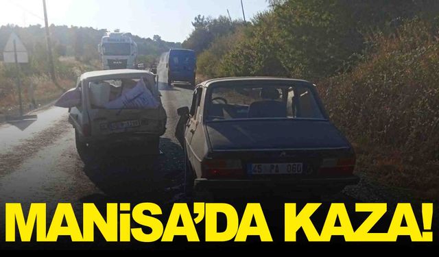 Manisa Gördes’te kaza… 4 kişi yaralandı