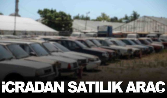 Manisa’da 2006 model araç icradan satışa çıkarıldı